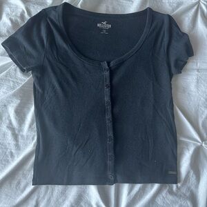 Hollister Black Women's Top